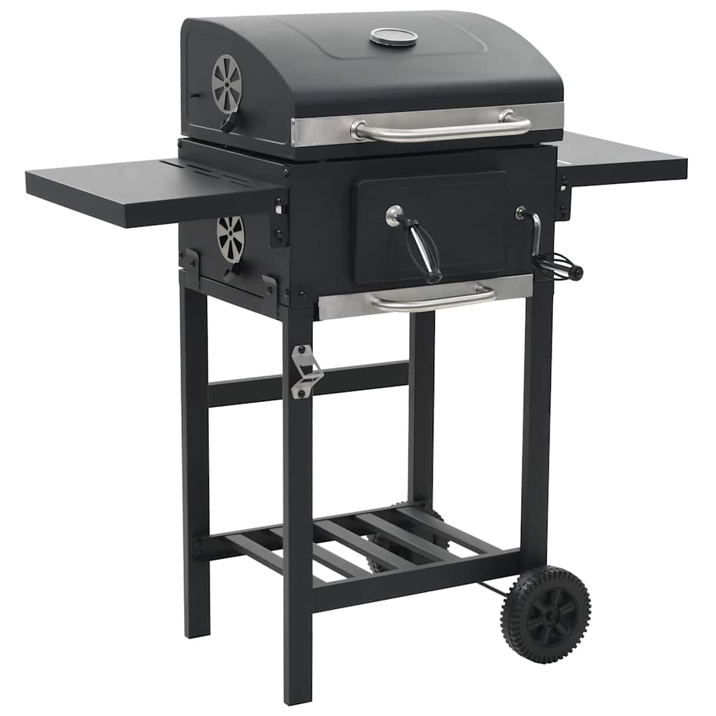 Grill węglowy z czarną dolną półką v6900(Unico/Negro)