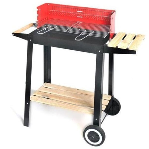 Grill ze stali nierdzewnej 83x28x83 cm(Por omisión)