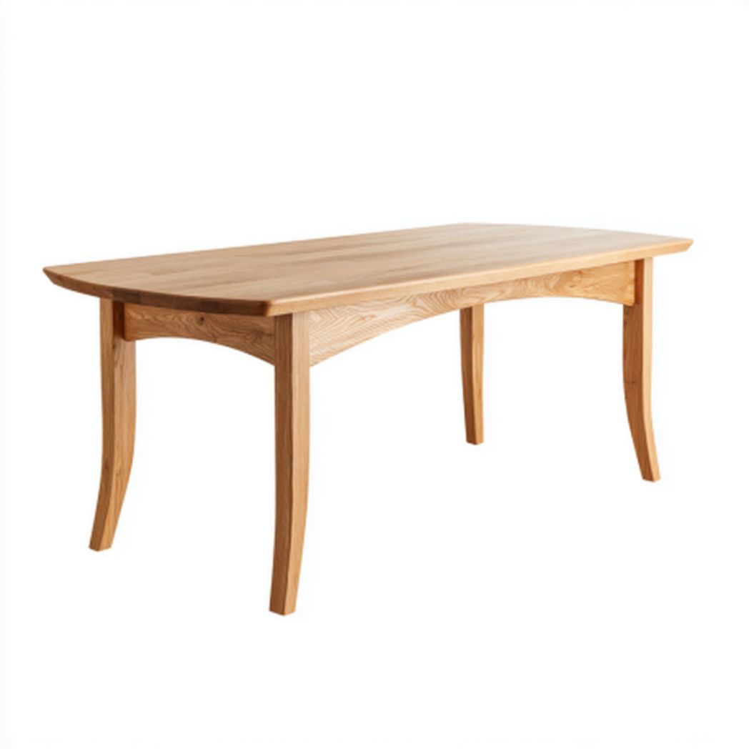 Stół jadalniany z drewna dębowego do użytku w kuchni - 180 x 90 x 75