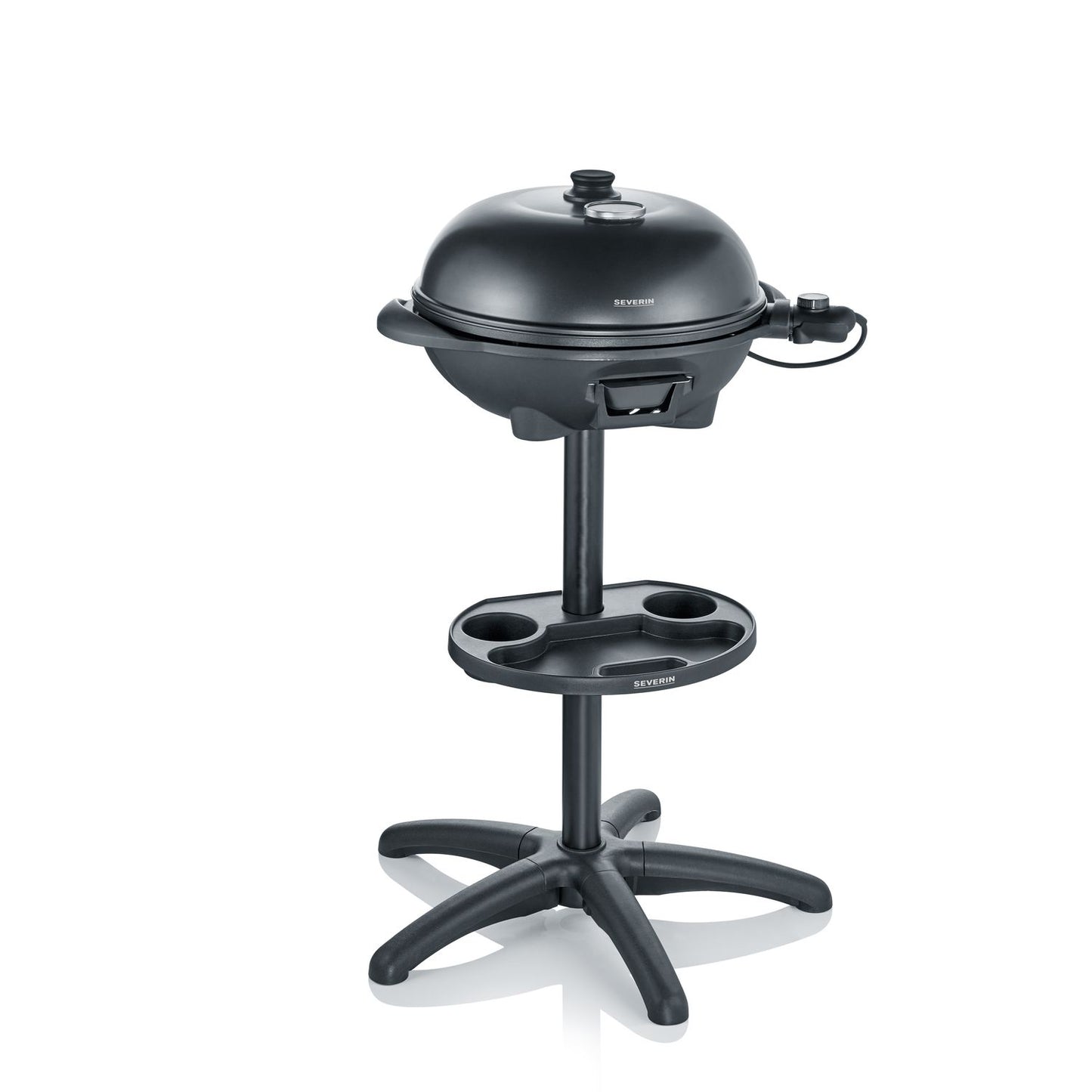 Grill elektryczny Severin z nóżkami i pokrywką, str. 8541(Por omisión)