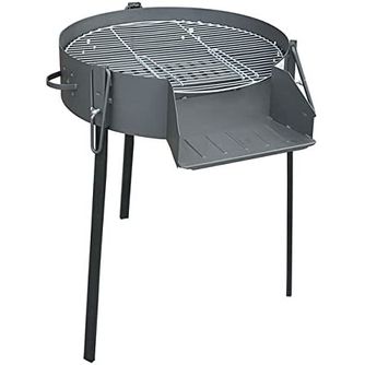 Flores Cortes – Grill okrągły z podstawami 600 mm. Do drewna i węgla drzewnego.(Por omisión)